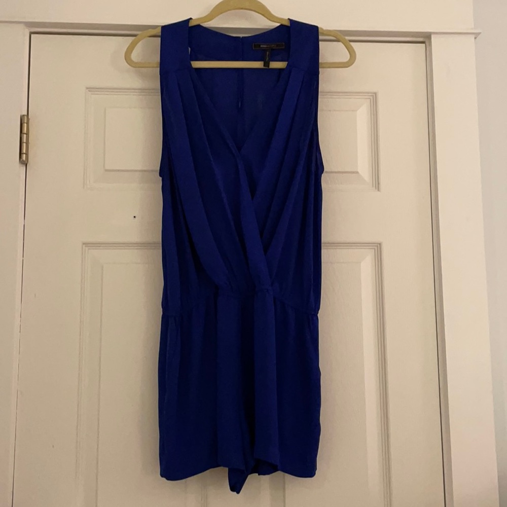 BCBG Blue Romper